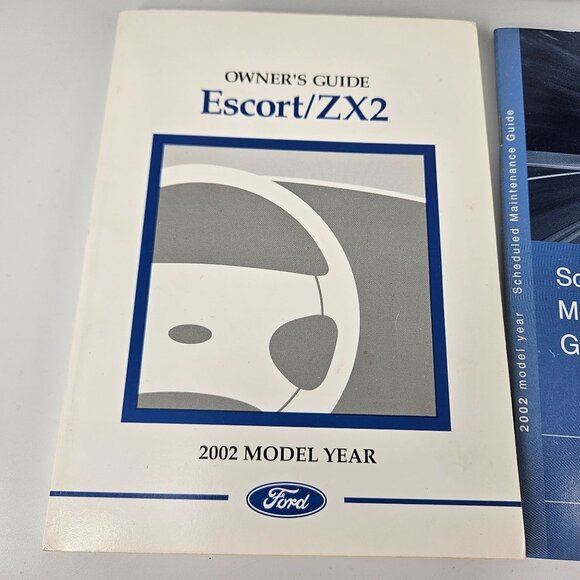 Ford 2003 Escort ZX2 Car Auto Owner Manual User Guide Maintenance Extras Case - Picture 3 of 11